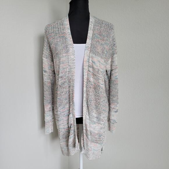 Alya Variegated Knit Cardigan Size Medium - Picture 2 of 11